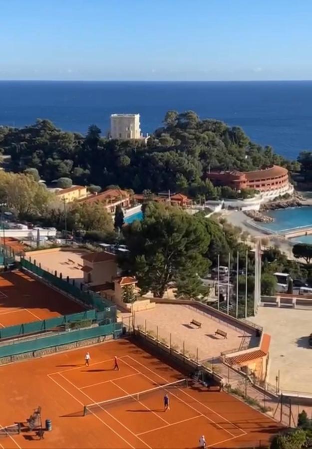 Fabulous !!Apartment A Front Of Legendary Monte Carlo Beach And Tennis Club ! Roquebrune-Cap-Martin Ngoại thất bức ảnh